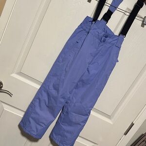 Blue Snow Bib Overalls girls size 5 6